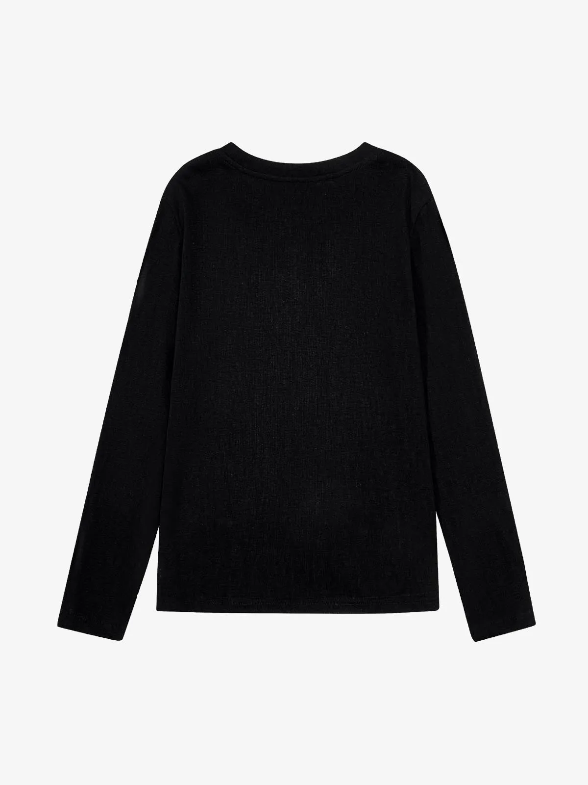 Vintage Grunge Text Print Henley Long Sleeve T-Shirt sold by Thesupermade product image thumbnail 3