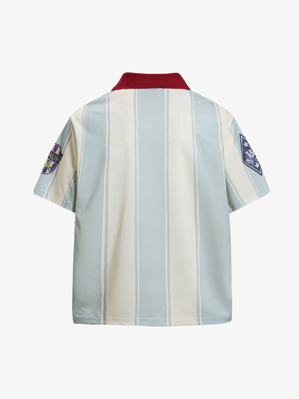 Forever Retro Football Club Striped Jersey sold by Thesupermade product image thumbnail 3