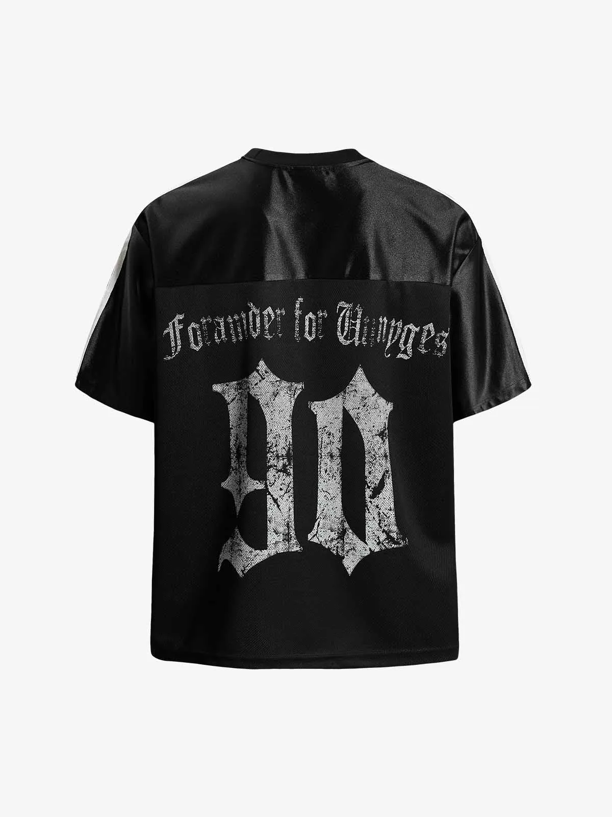 Supermade Gothic Chrome Mixed-Media Retro Jersey sold by Thesupermade product image thumbnail 2