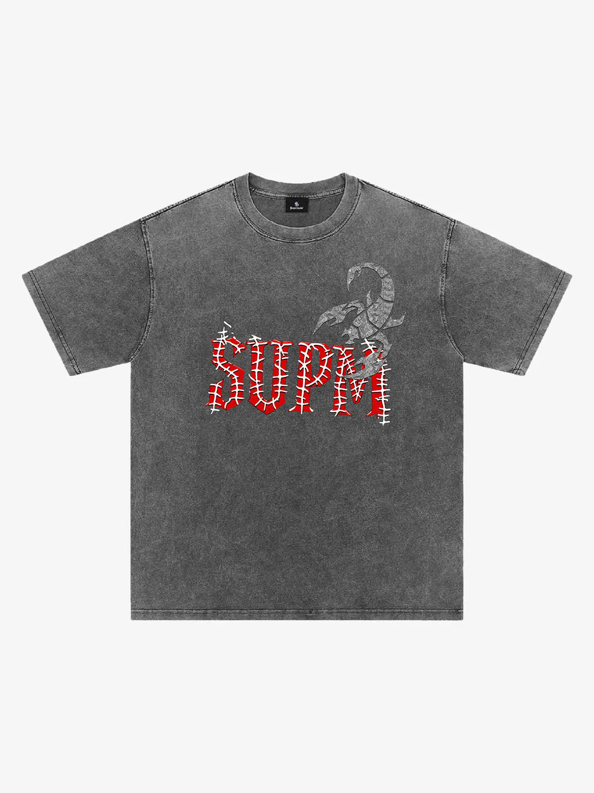Washed Scorpion Graphic T-Shirt sold by Thesupermade product image thumbnail 3