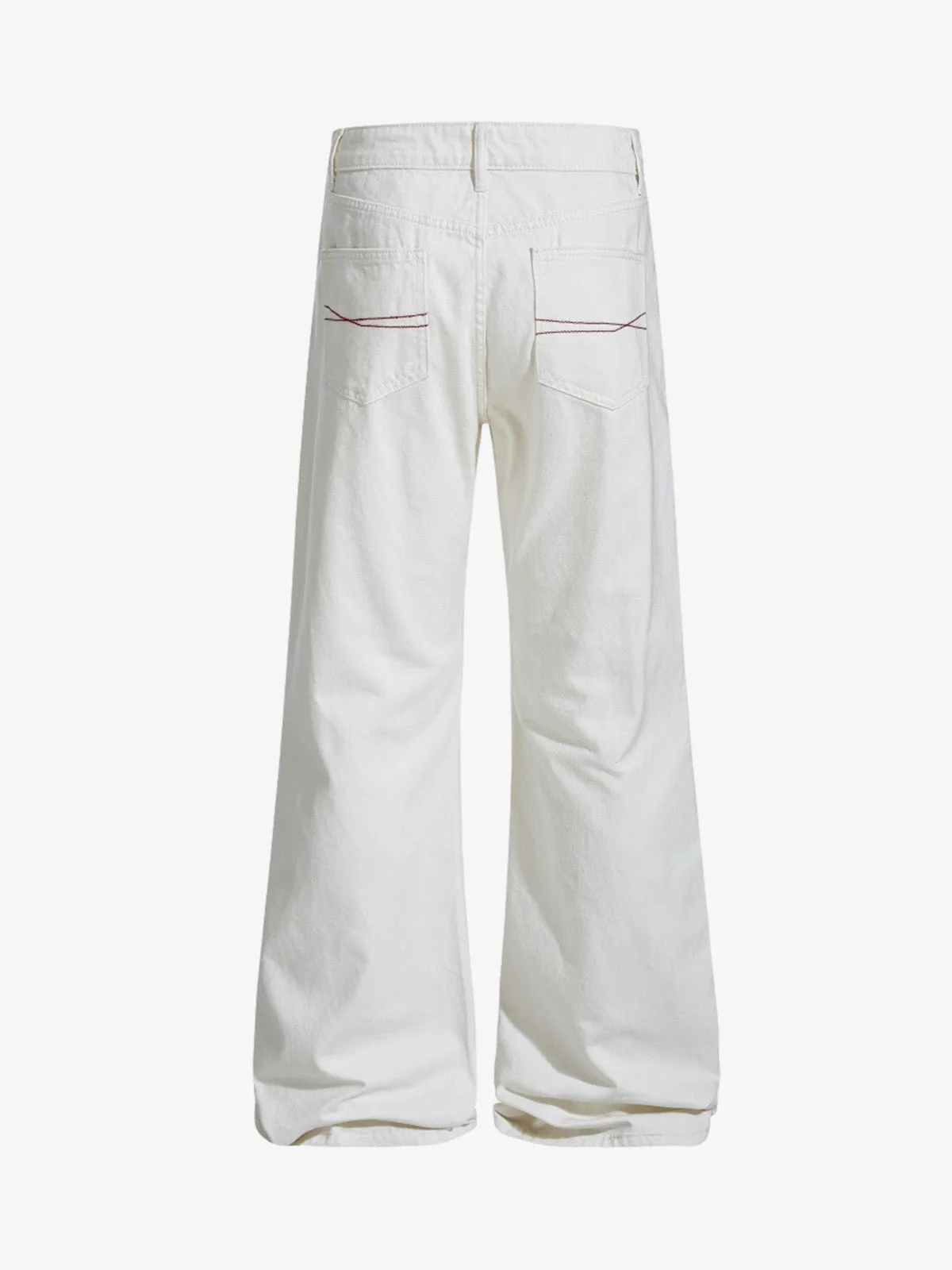 Bandana Accent Cream Flare Pants sold by Thesupermade product image thumbnail 2