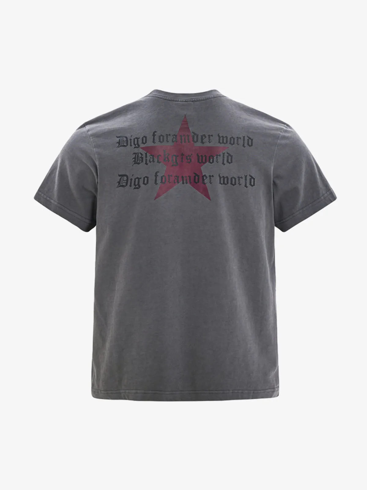 Cyber-Star Gothic Graphic T-Shirt sold by Thesupermade product image thumbnail 4