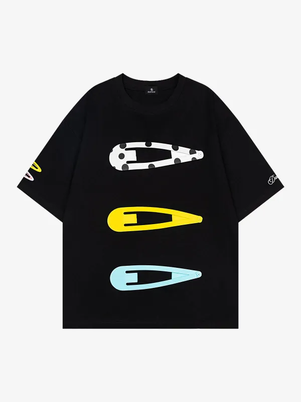 Retro Hairpin Pop Art Graphic T-Shirt made by Thesupermade