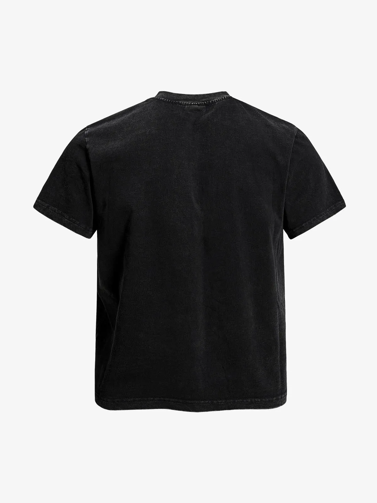 Acid Wash Half Zip T-Shirt sold by Thesupermade product image thumbnail 2