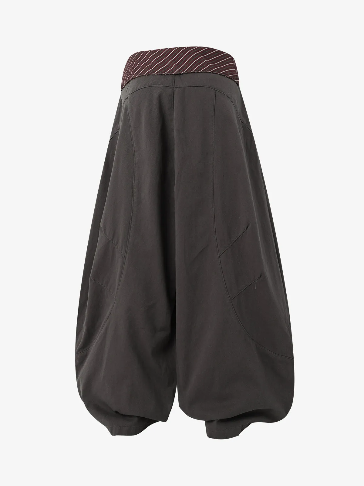 Sash-Belt Curved Balloon Pants sold by Thesupermade product image thumbnail 4