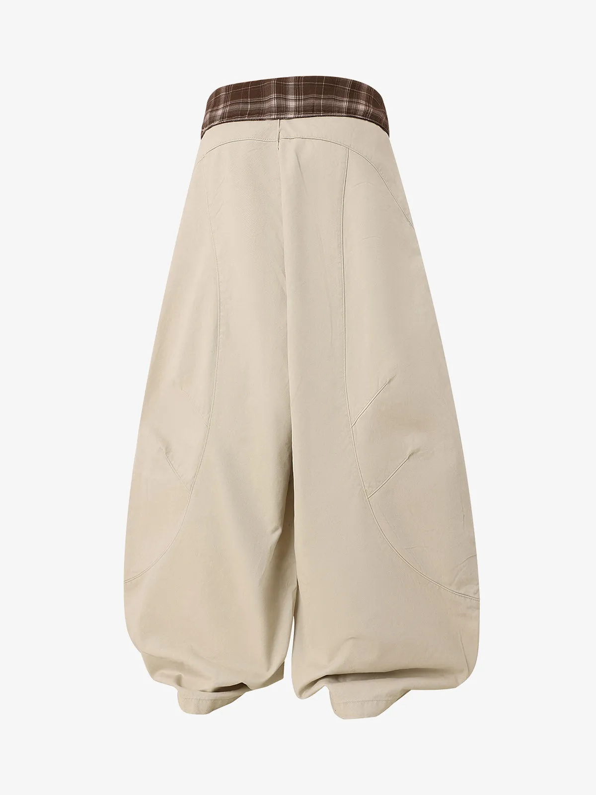 Sash-Belt Curved Balloon Pants sold by Thesupermade product image thumbnail 3