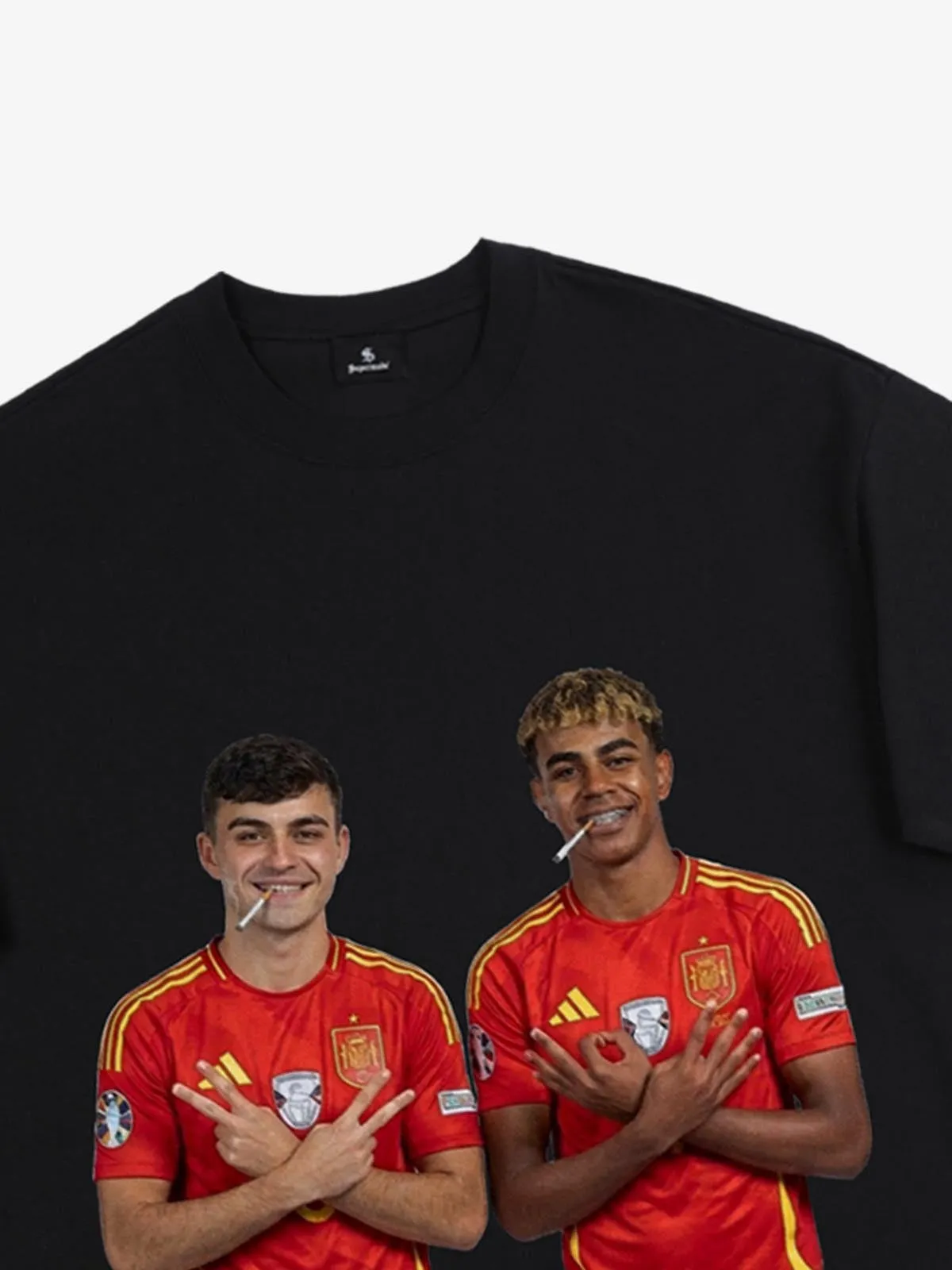 Spanish Duo Graphic T-Shirt sold by Thesupermade product image thumbnail 5