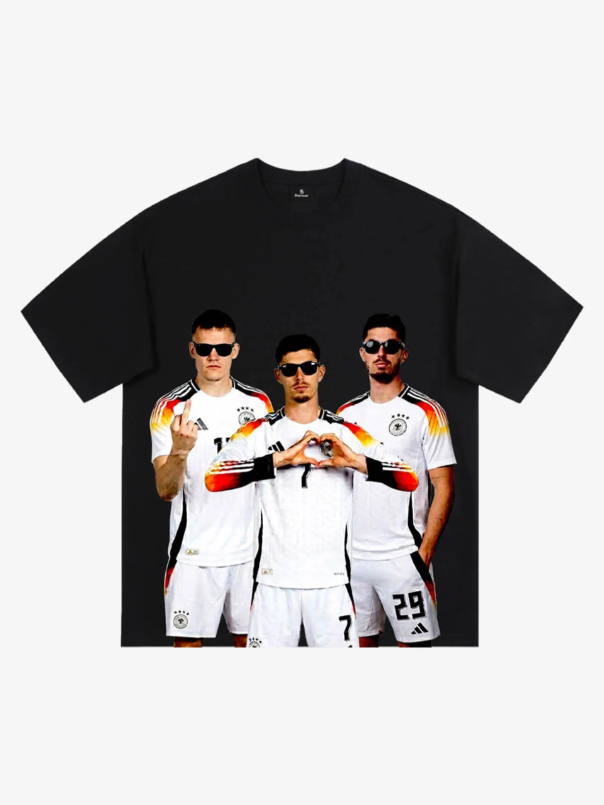 German Trio Graphic T-Shirt sold by Thesupermade product image thumbnail 2