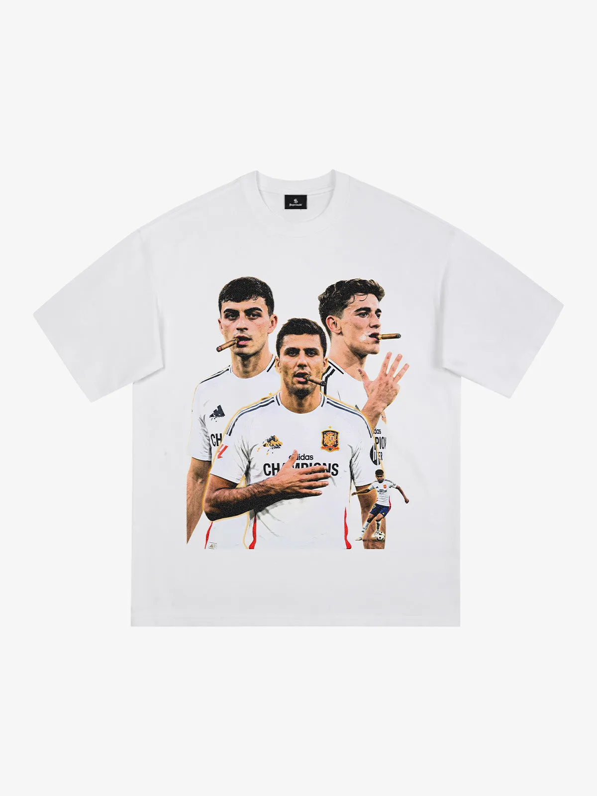 Spanish Engine Graphic T-Shirt sold by Thesupermade product image thumbnail 3