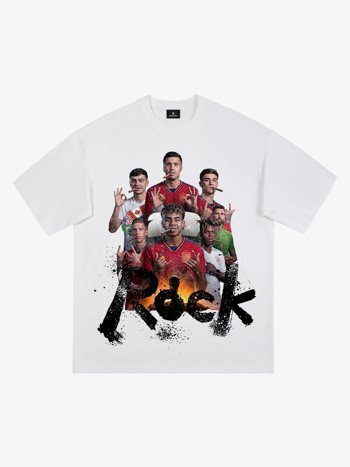 Spanish Rock Graphic T-Shirt sold by Thesupermade product image thumbnail 3