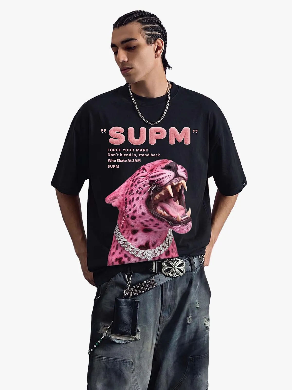 Vintage Pink Panther Graphic T-Shirt sold by Thesupermade