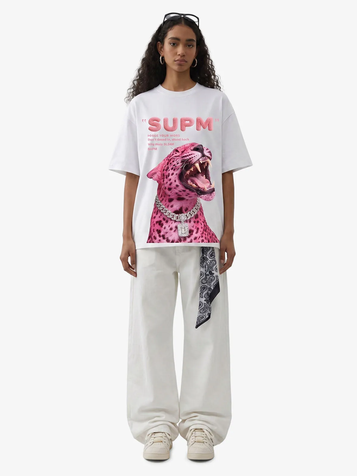 Vintage Pink Panther Graphic T-Shirt sold by Thesupermade product image thumbnail 5