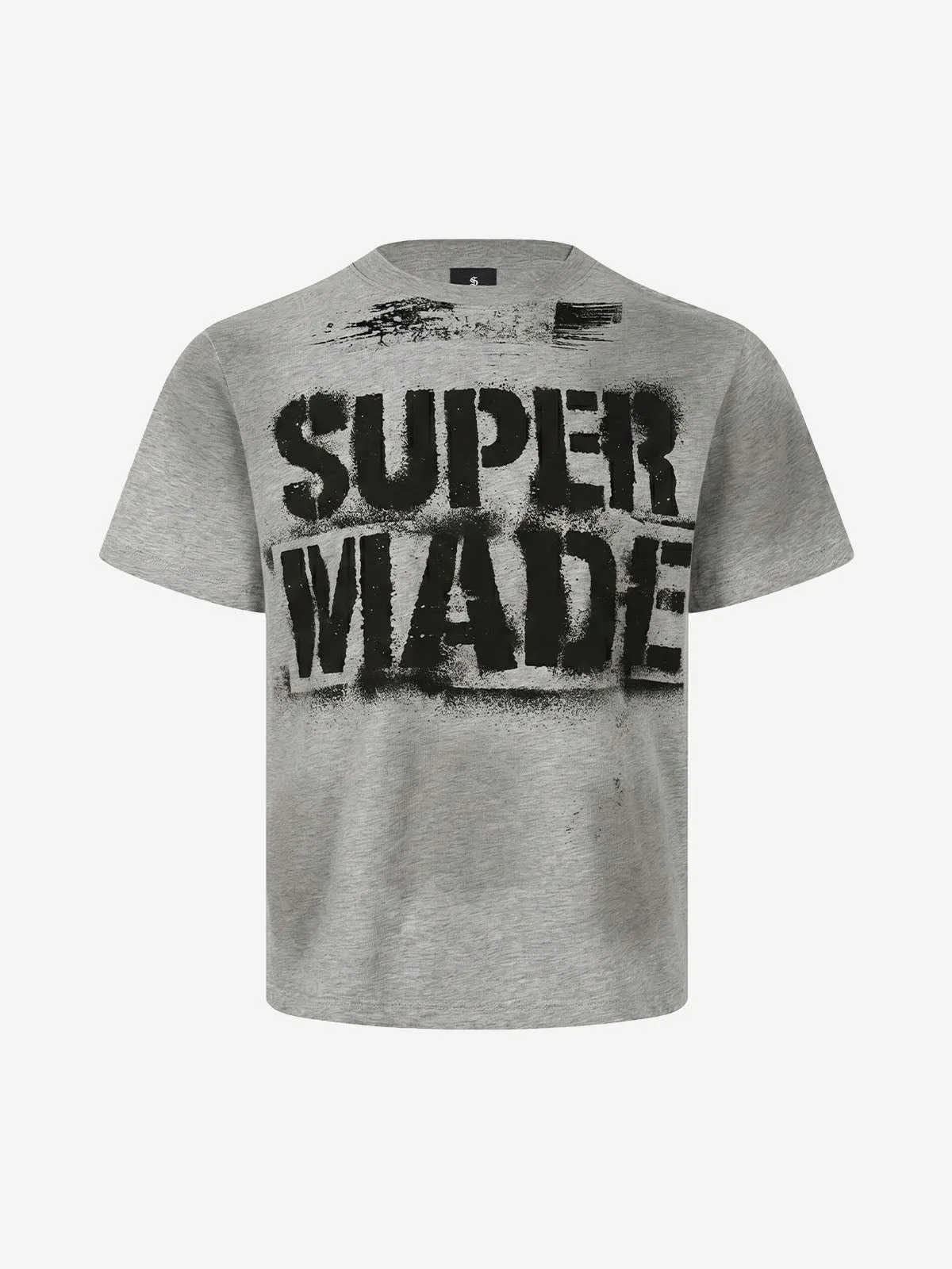 Vintage Washed Logo Print T-Shirt sold by Thesupermade product image thumbnail 3