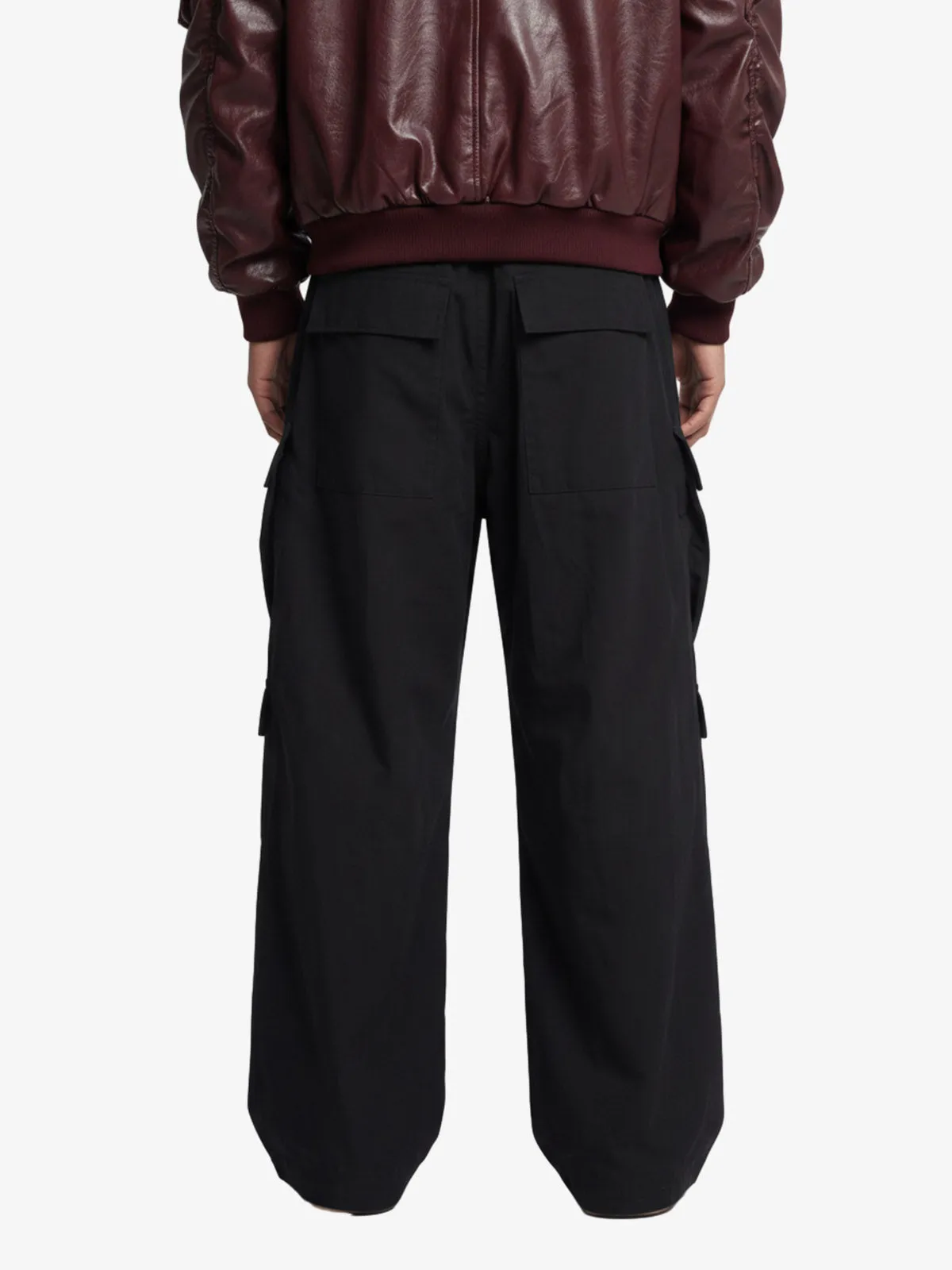 Woven Multi-Pocket Baggy Flared Pants - 2321 sold by Thesupermade product image thumbnail 4