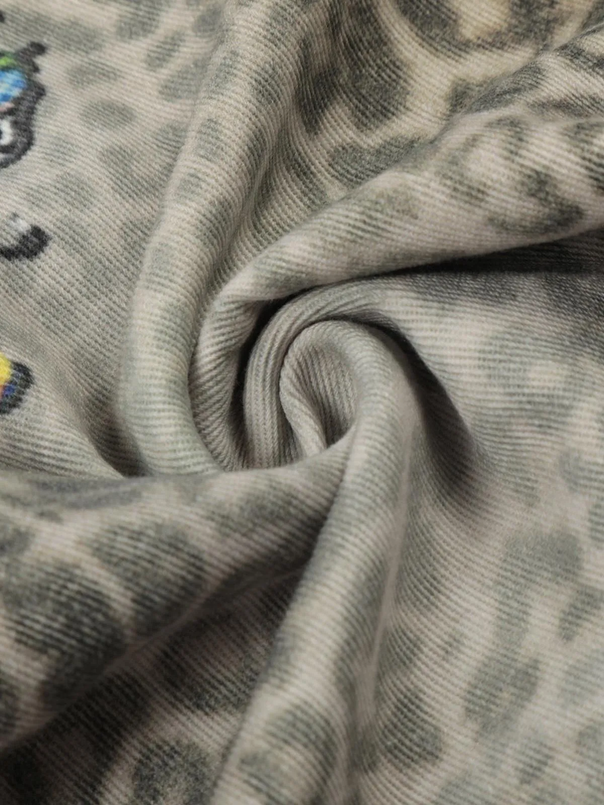 Charm Detail Leopard Denim Shorts sold by Thesupermade product image thumbnail 4