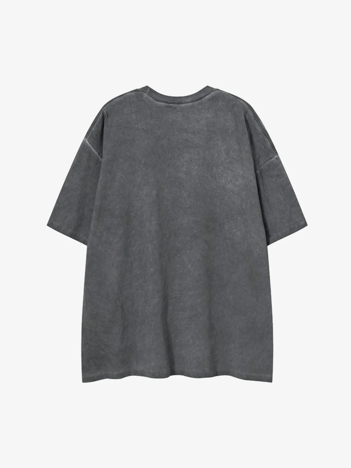 Acid Wash Figure Graphic Oversized T-Shirt sold by Thesupermade product image thumbnail 5