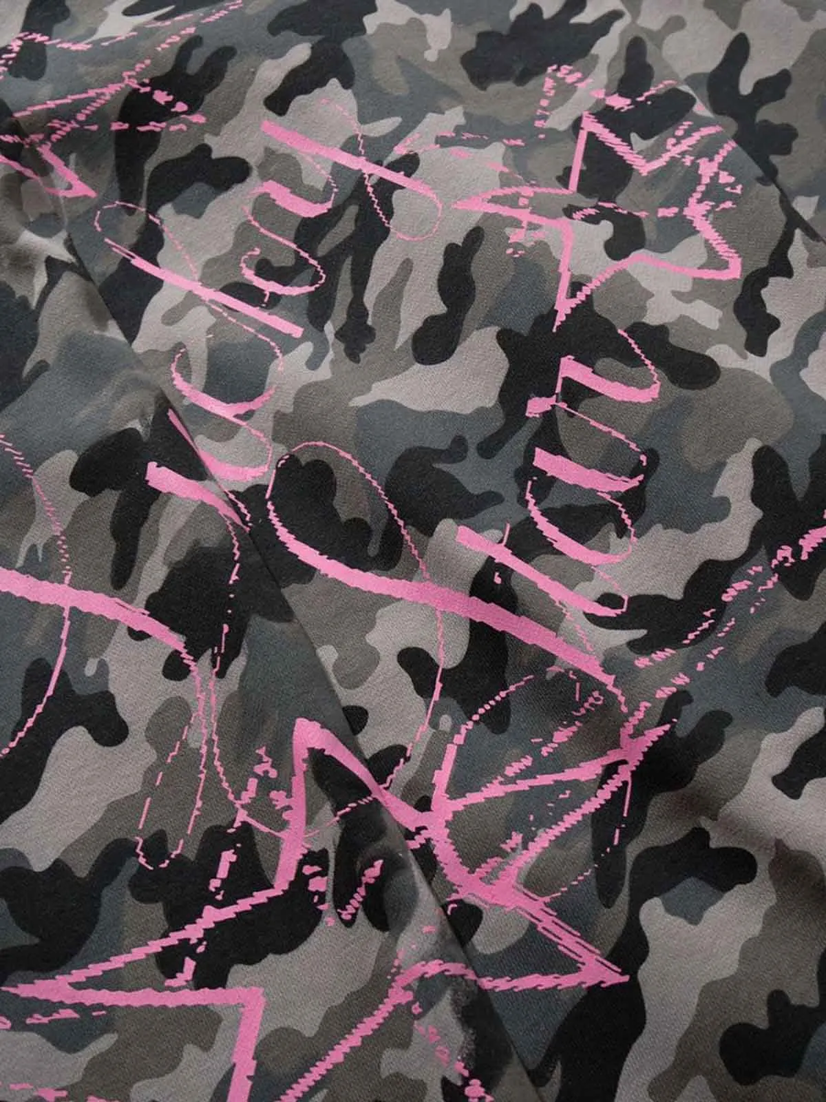 Y2K Camo Pink Print Barrel Sweatpants sold by Thesupermade product image thumbnail 4