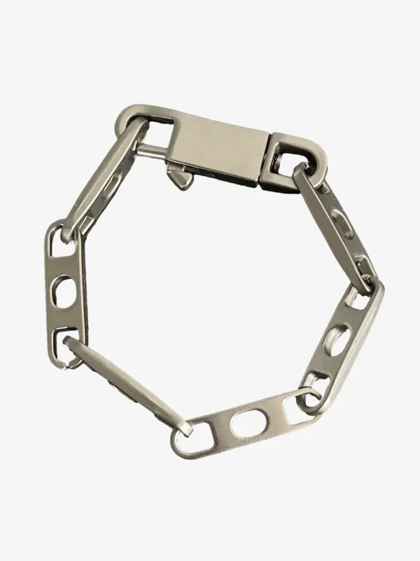 Industrial Metal Link Bracelet made by Thesupermade