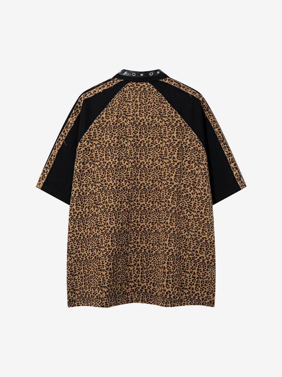 Vintage Leopard Scorpion Graphic Oversized Polo Shirt sold by Thesupermade product image thumbnail 2