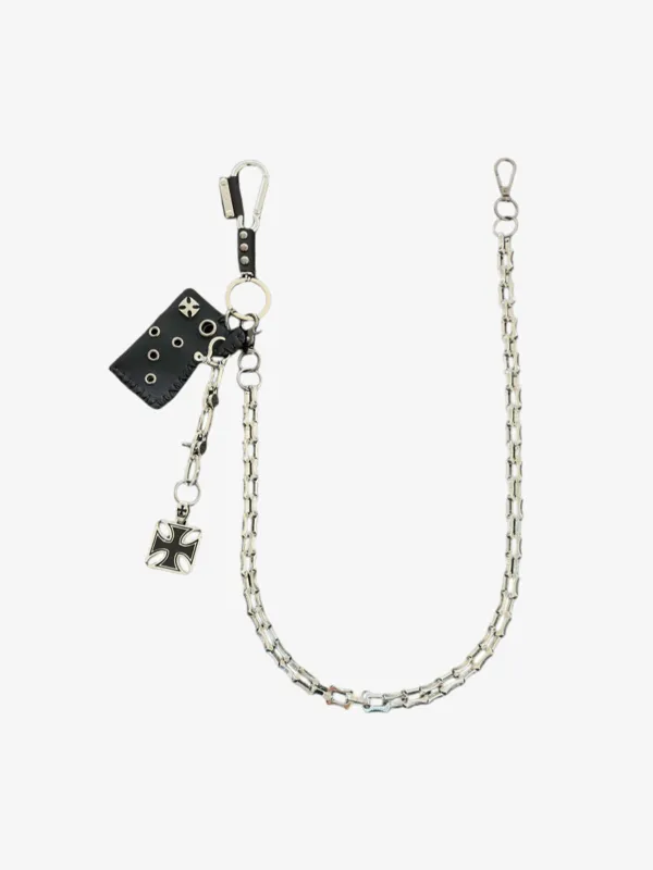 Cross Lighter Case Wallet Chain made by Thesupermade