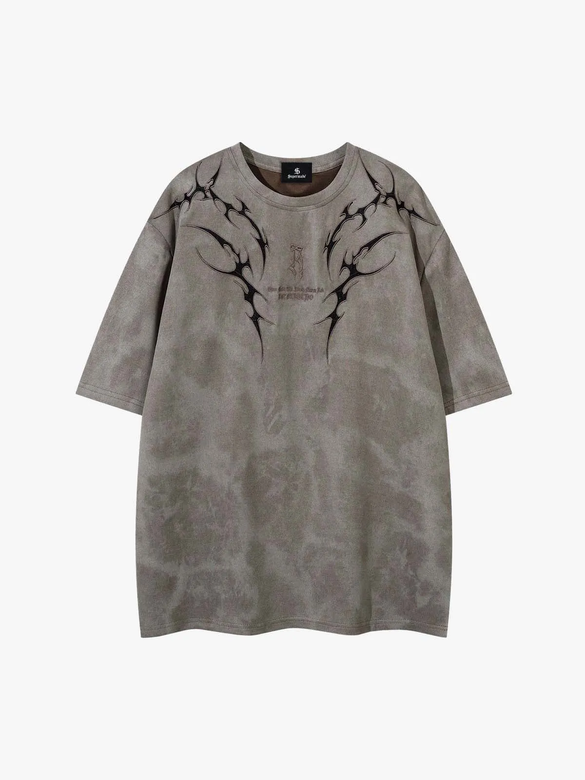 Tribal Thorn Graphic Casual T-Shirt sold by Thesupermade