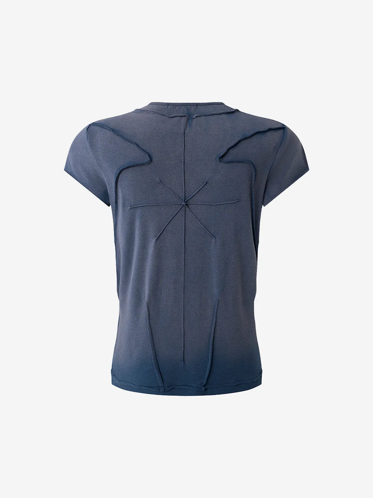Scorpion Embroidered Exposed-Seam T-Shirt sold by Thesupermade product image thumbnail 5
