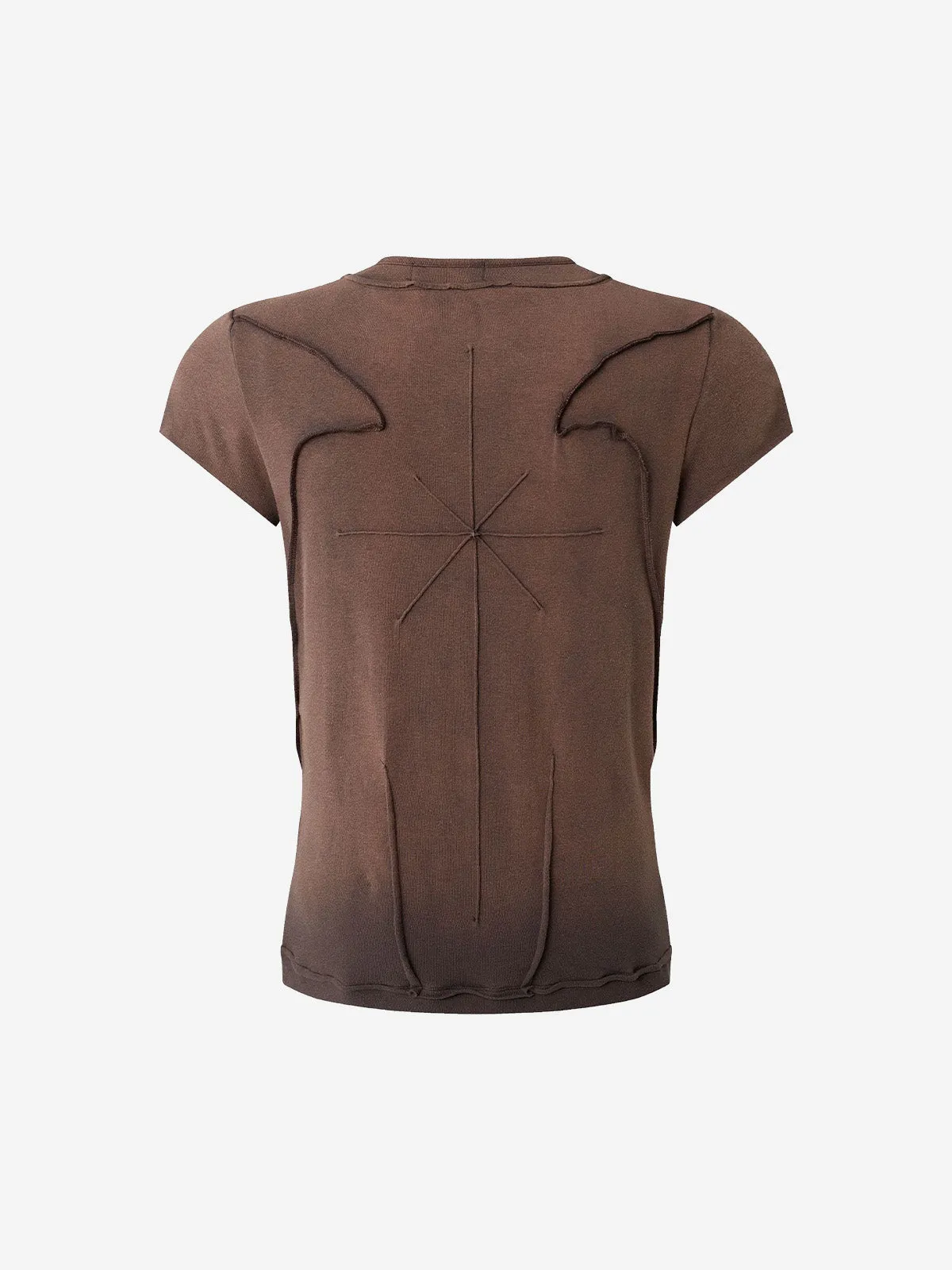 Scorpion Embroidered Exposed-Seam T-Shirt sold by Thesupermade product image thumbnail 4