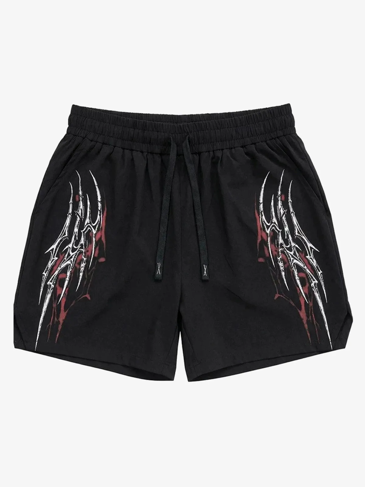 Y2K Thorn Graphic Drawstring Shorts sold by Thesupermade