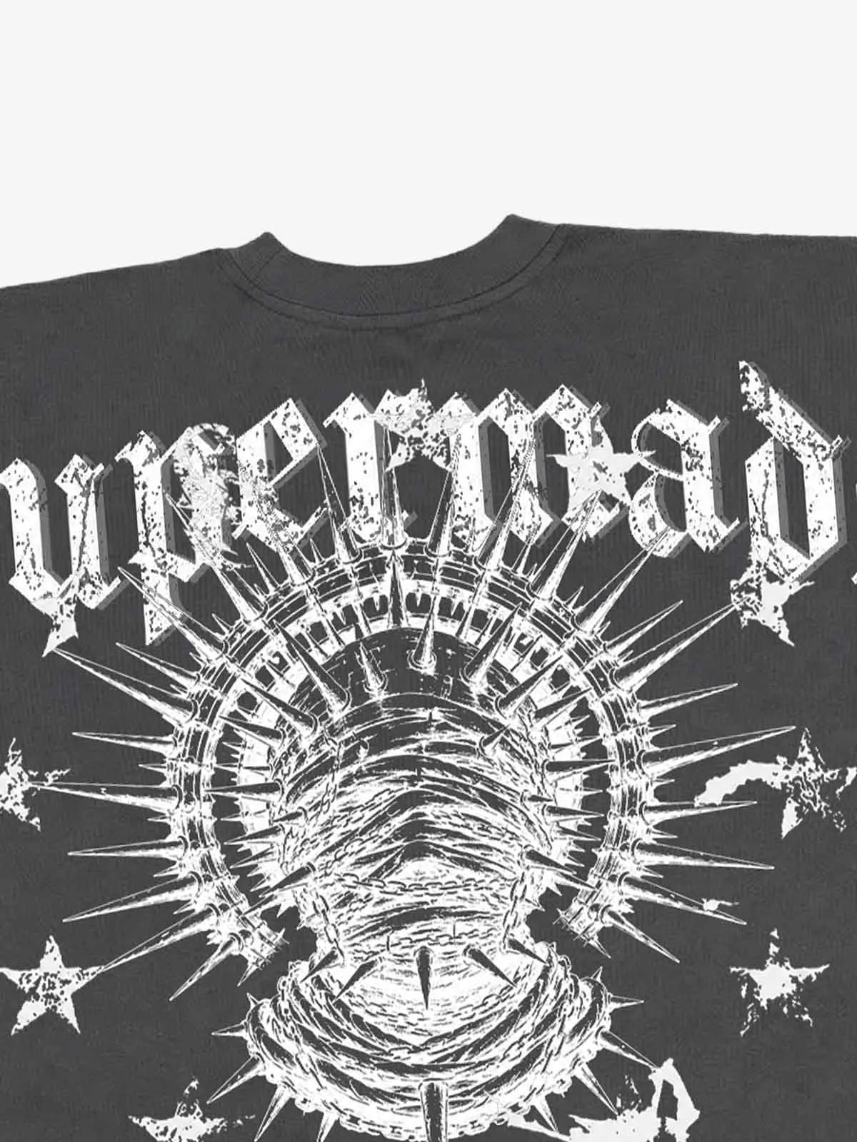 Black Graphic Crop Tee sold by Thesupermade product image thumbnail 5