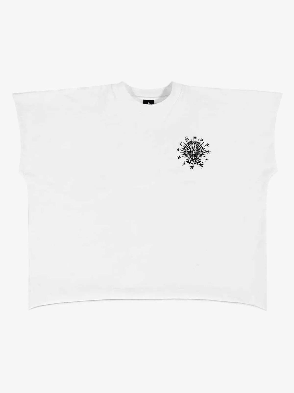 Black Graphic Crop Tee sold by Thesupermade product image thumbnail 2