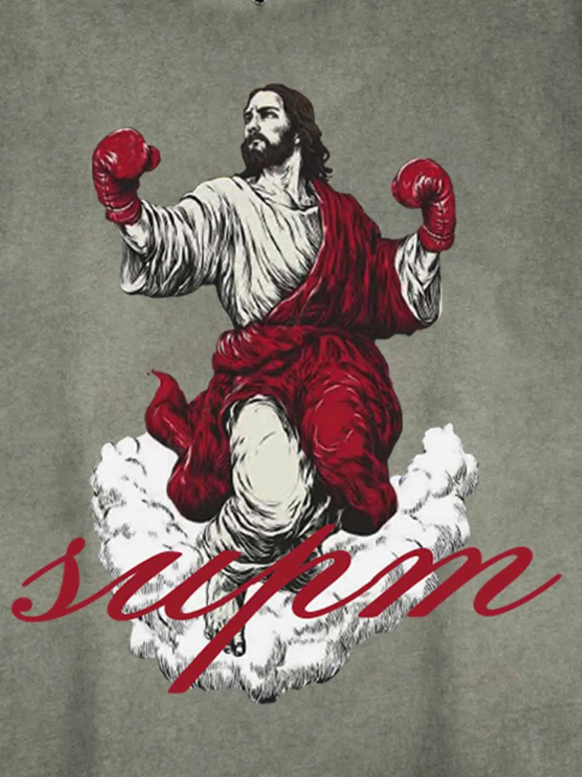 Boxing Jesus Graphic Tank sold by Thesupermade product image thumbnail 5
