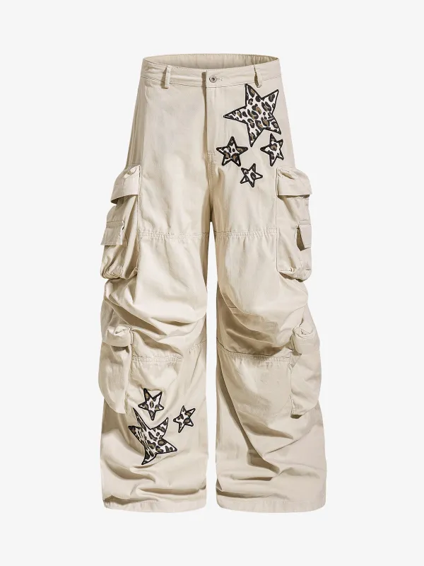 Star & Leopard Embroidery Pants made by Thesupermade