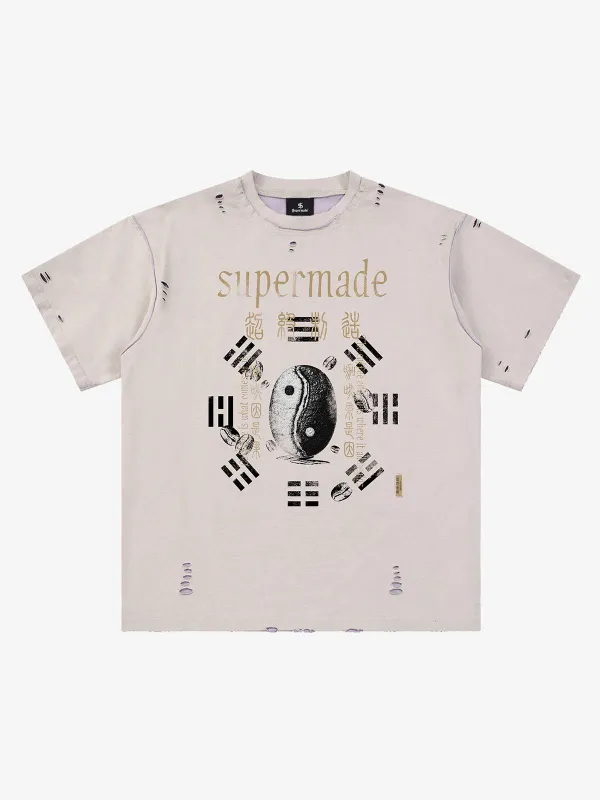 Yin-Yang Bagua Graphic Tee made by Thesupermade