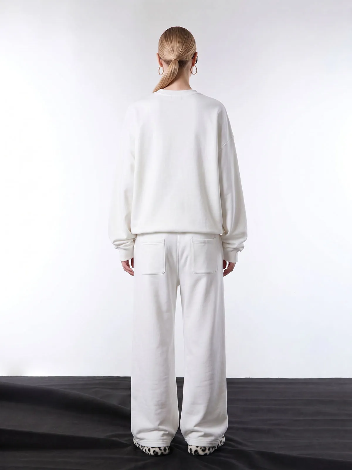 Two-Tone Embroidered Sweatshirt Set sold by Thesupermade product image thumbnail 3