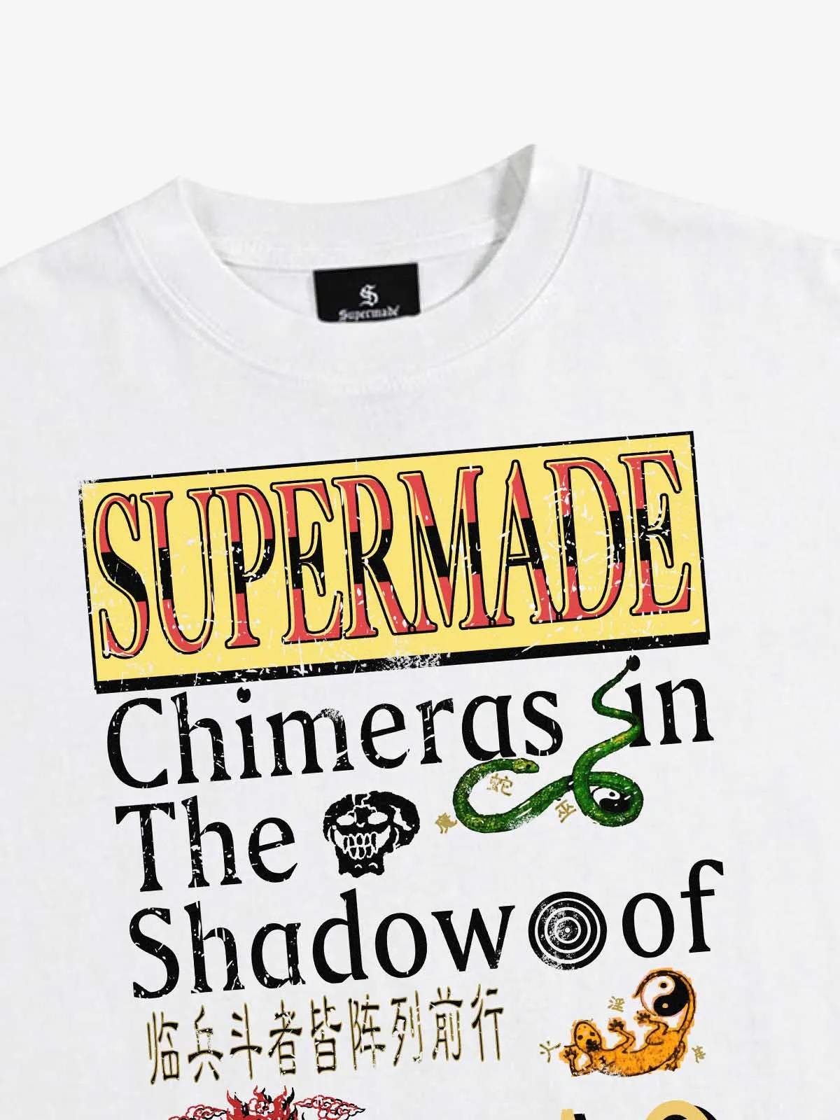 Mythological Graphic Cropped Tee sold by Thesupermade product image thumbnail 4