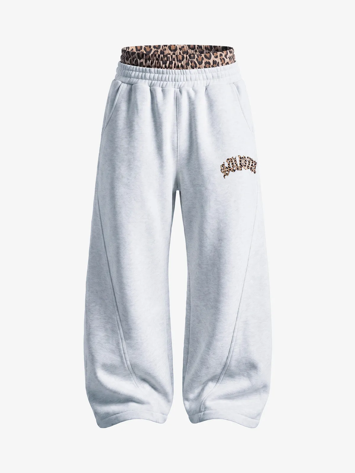 Leopard Patchwork Hoodie & Trousers Set sold by Thesupermade product image thumbnail 5