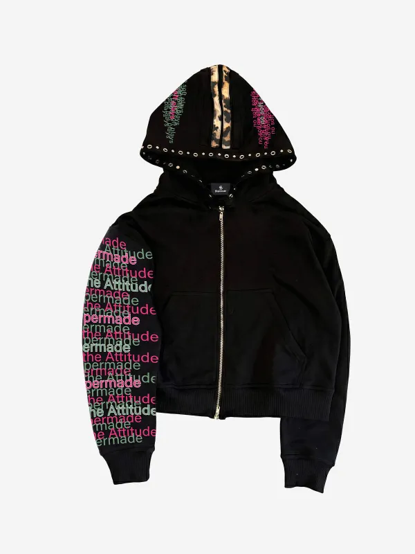 Studded Streetwear Hoodie made by Thesupermade