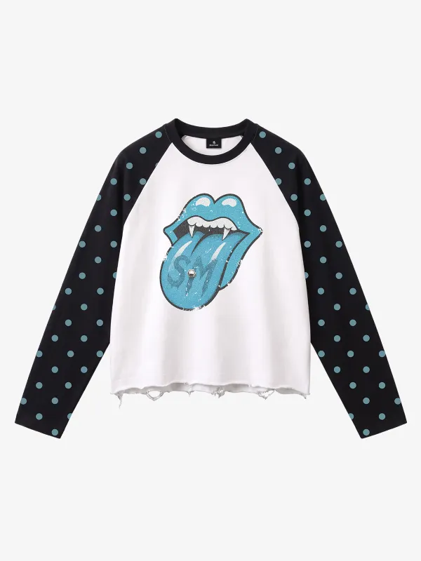 Rolling Stones Raglan Tee made by Thesupermade