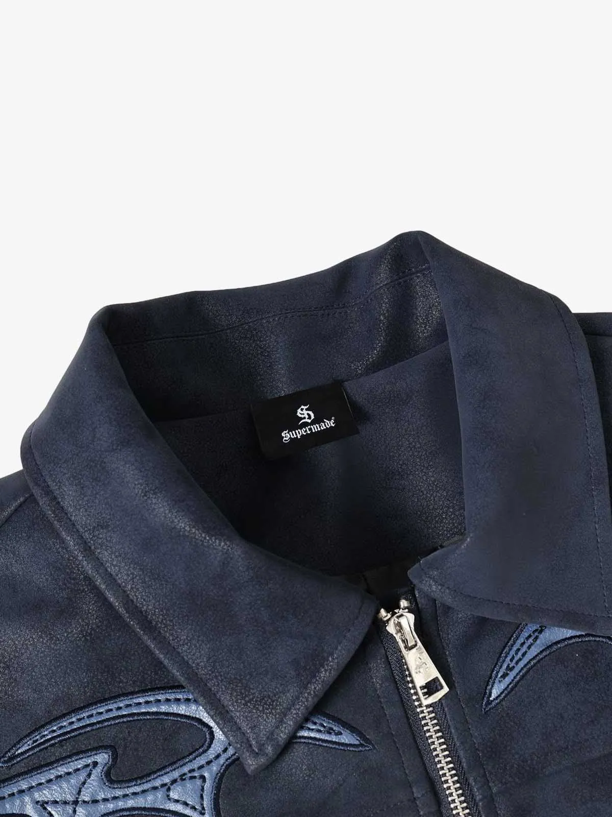 Thorn Embroidered Suede Jacket sold by Thesupermade product image thumbnail 5