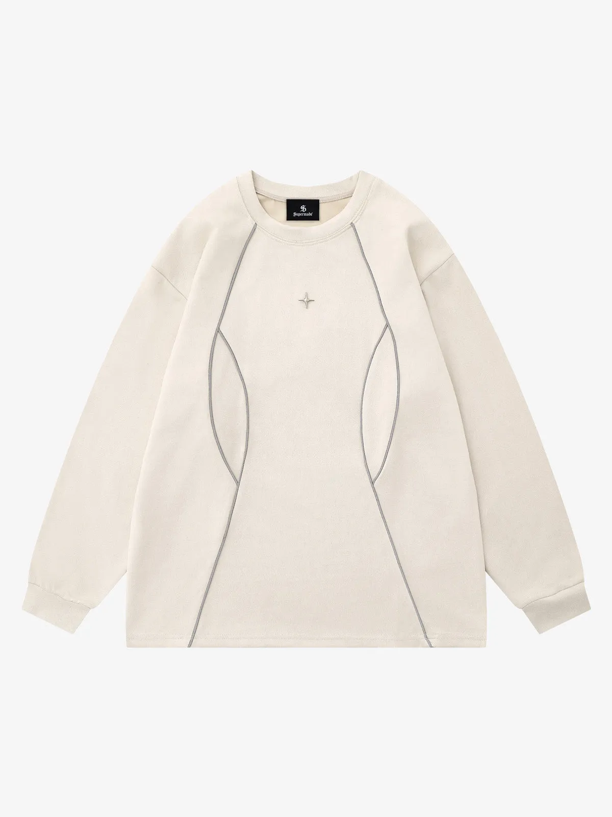 Reflective Deconstructed Sweatshirt sold by Thesupermade product image thumbnail 5