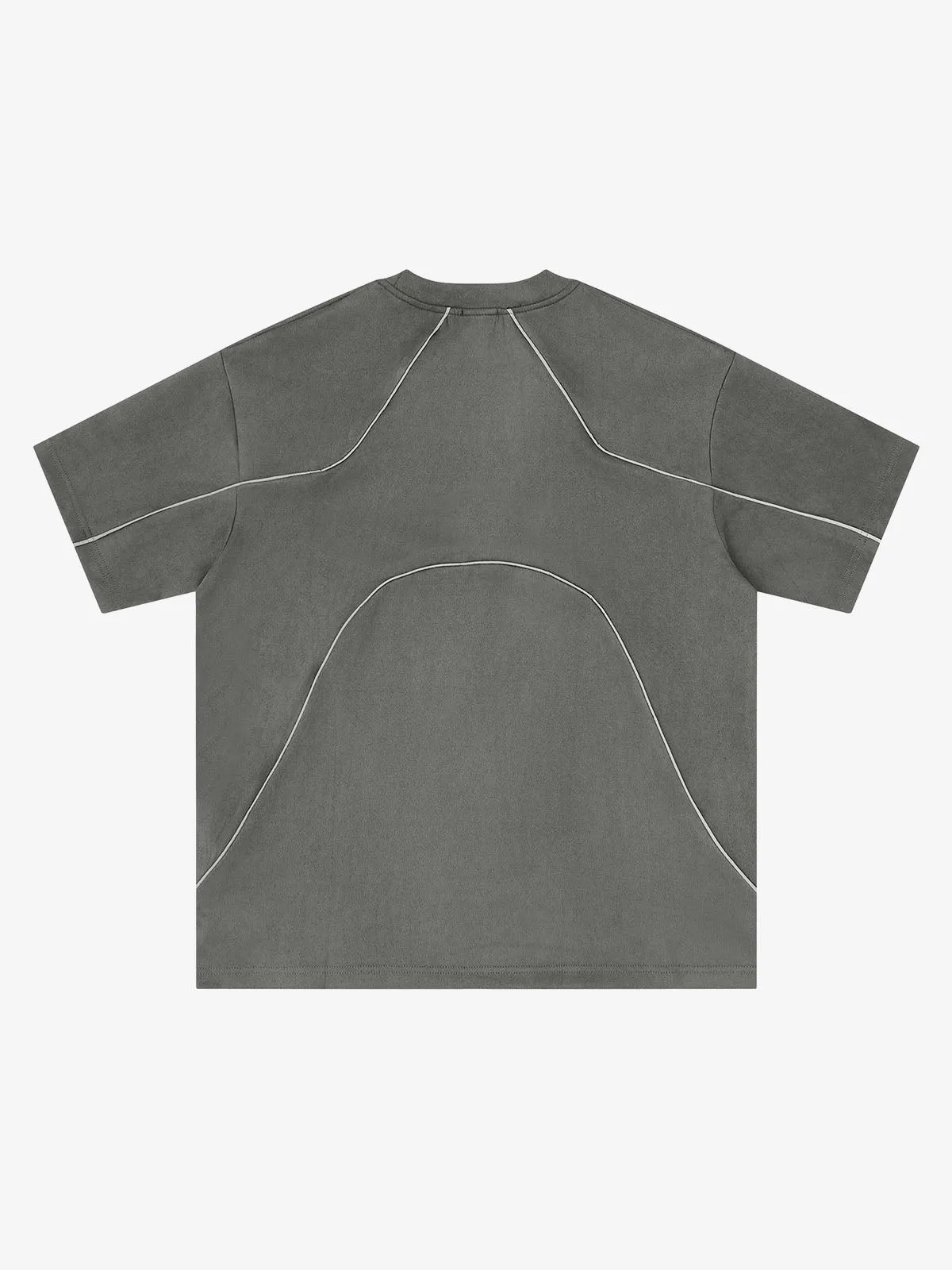 Reflective Striped Suede Tee sold by Thesupermade product image thumbnail 2