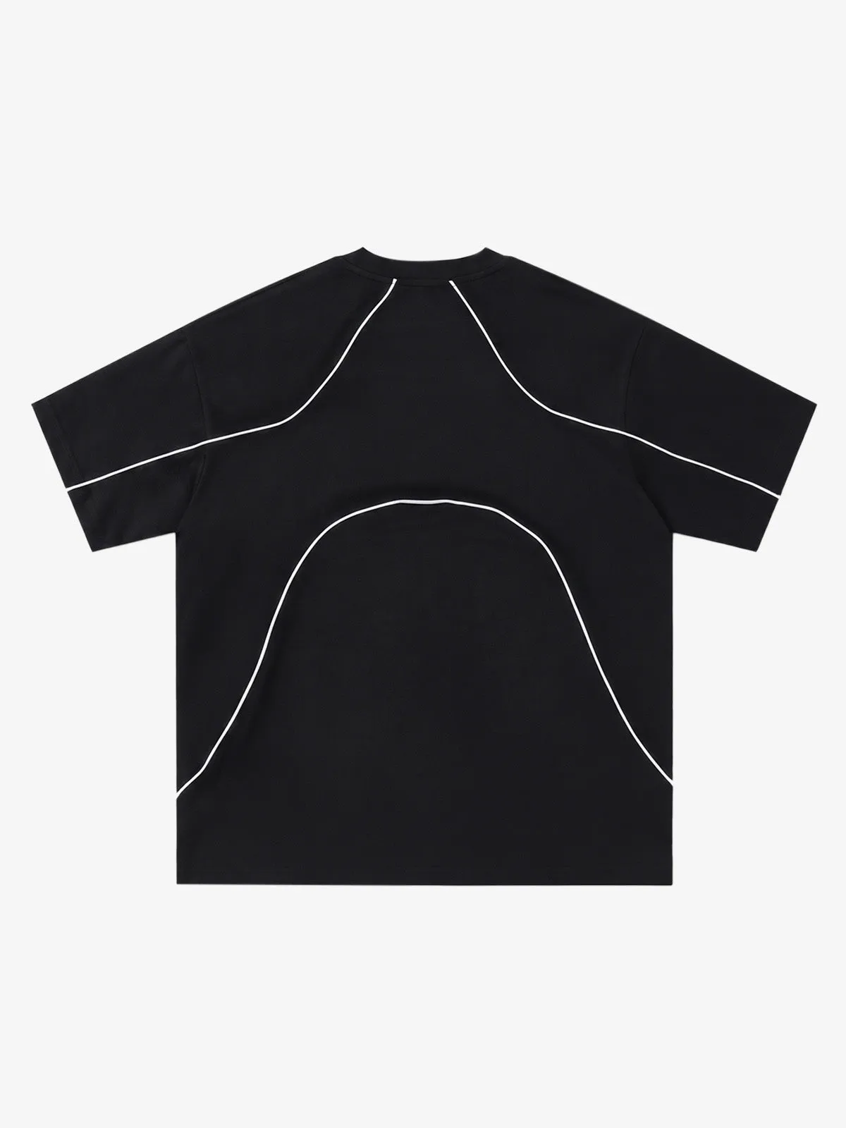 Reflective Striped Suede Tee sold by Thesupermade product image thumbnail 4