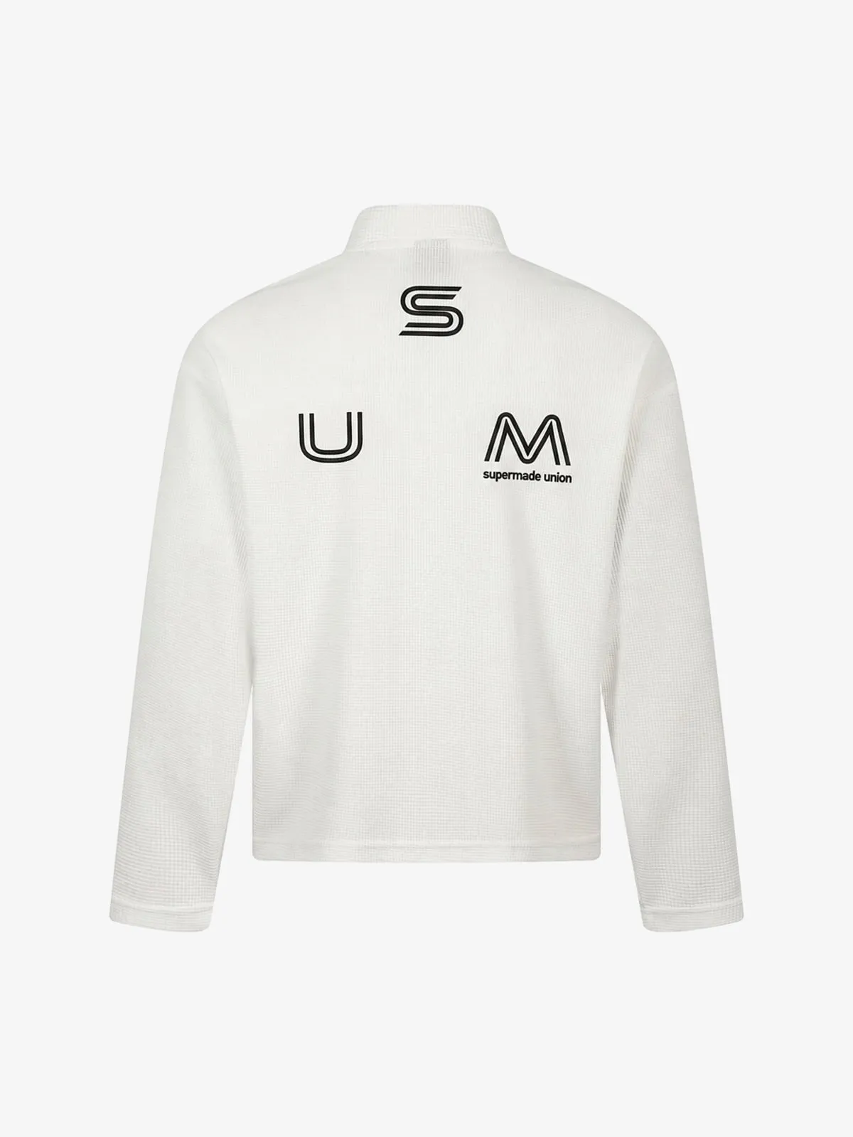 F1 Racing Waffle Half-Zip Tee sold by Thesupermade product image thumbnail 4