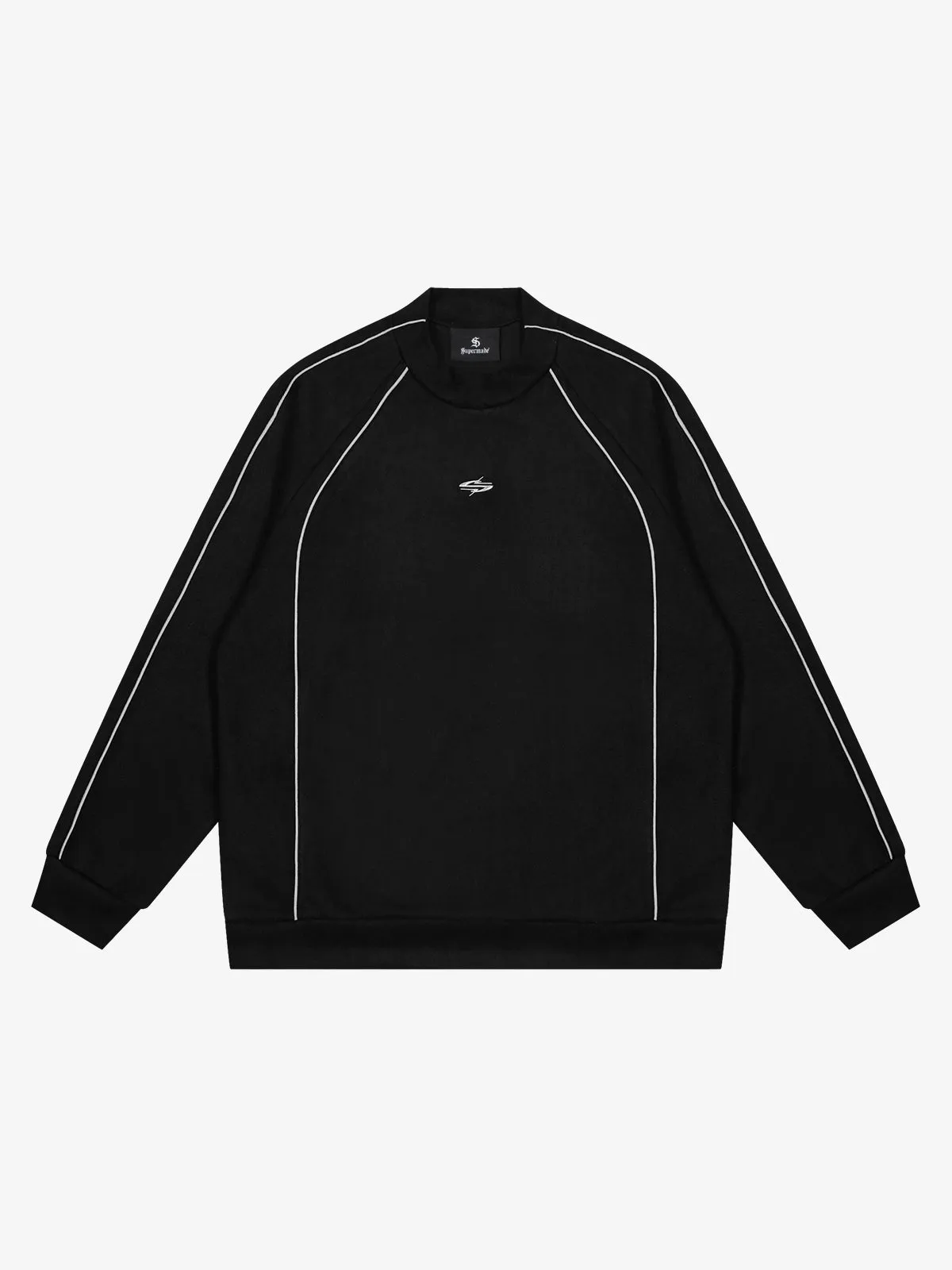 Suede Patchwork Sweatshirt sold by Thesupermade product image thumbnail 3