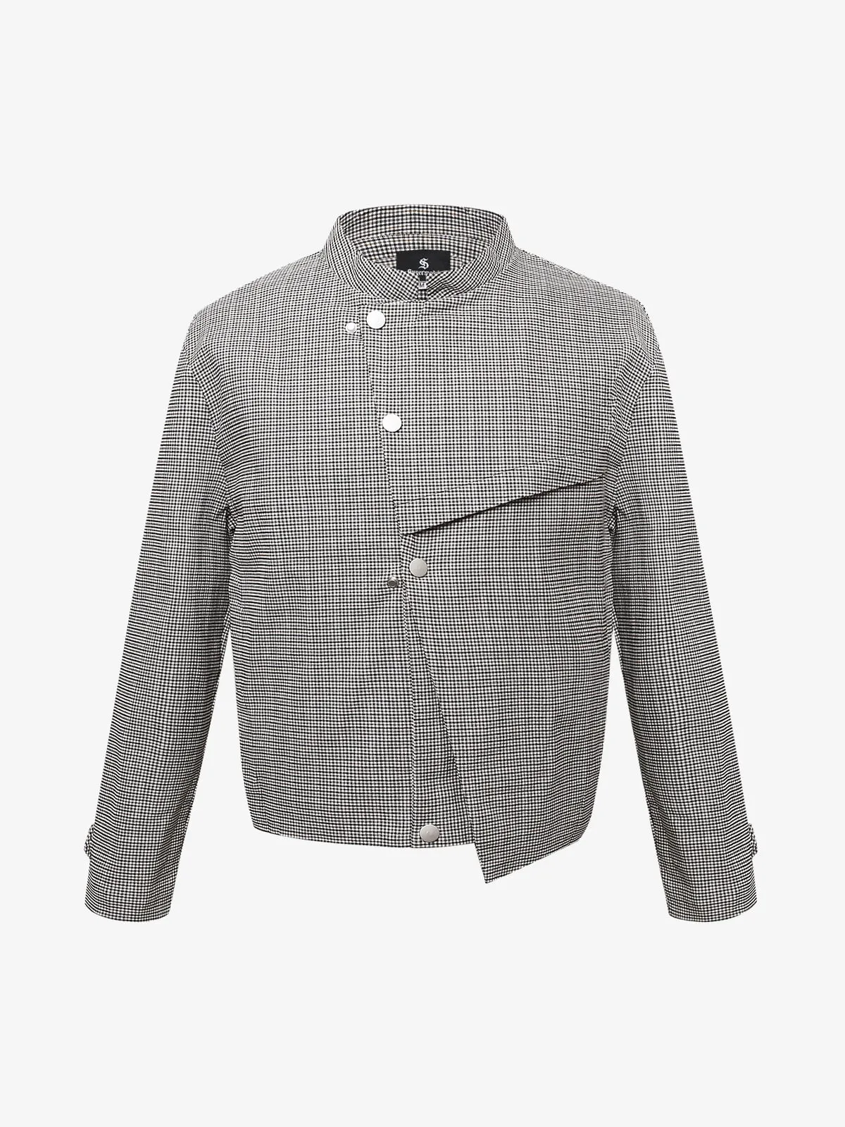 Houndstooth Cropped Jacket sold by Thesupermade