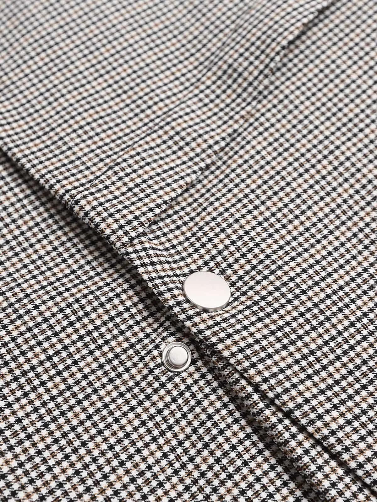 Houndstooth Cropped Jacket sold by Thesupermade product image thumbnail 5