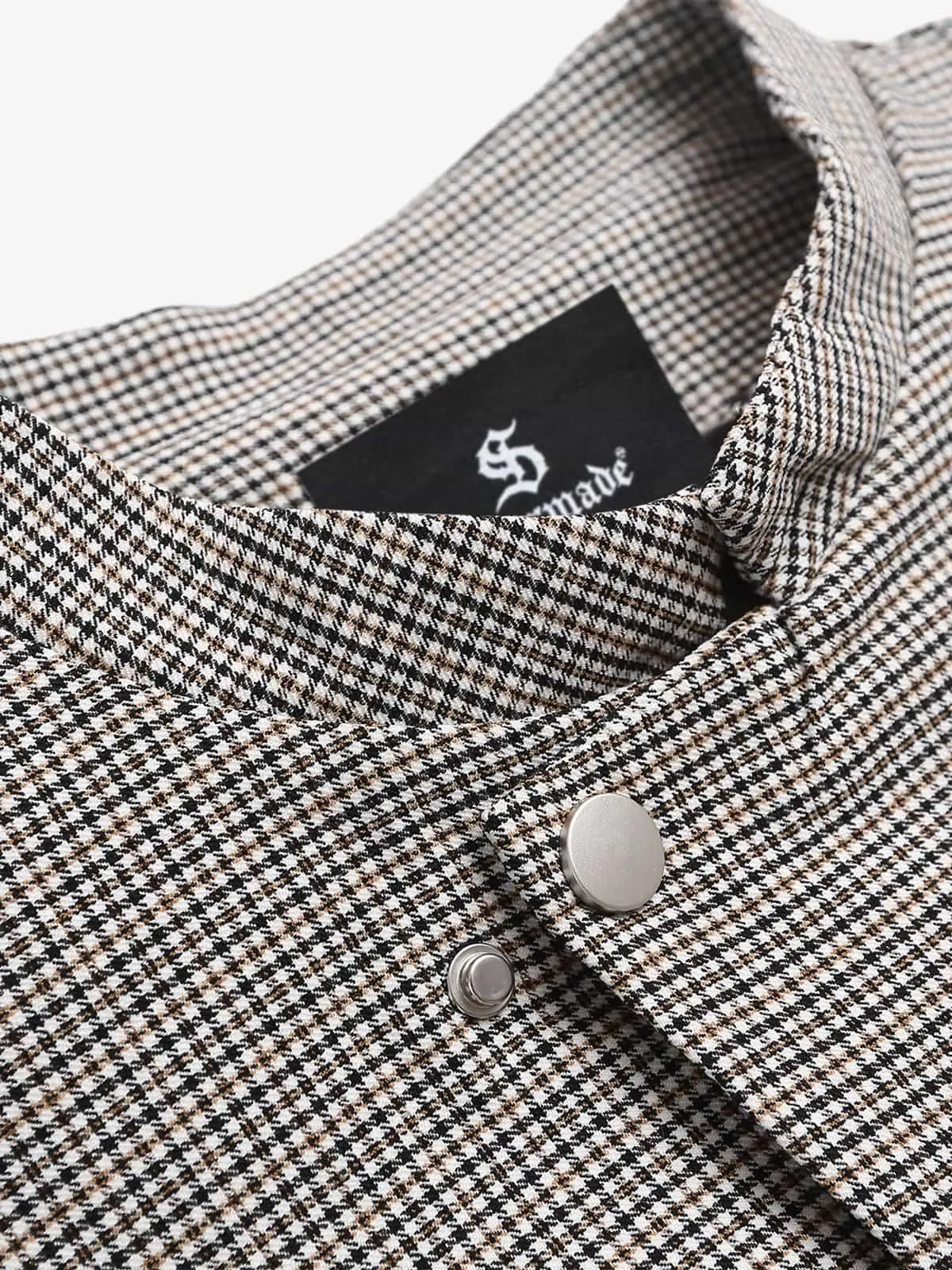 Houndstooth Cropped Jacket sold by Thesupermade product image thumbnail 3