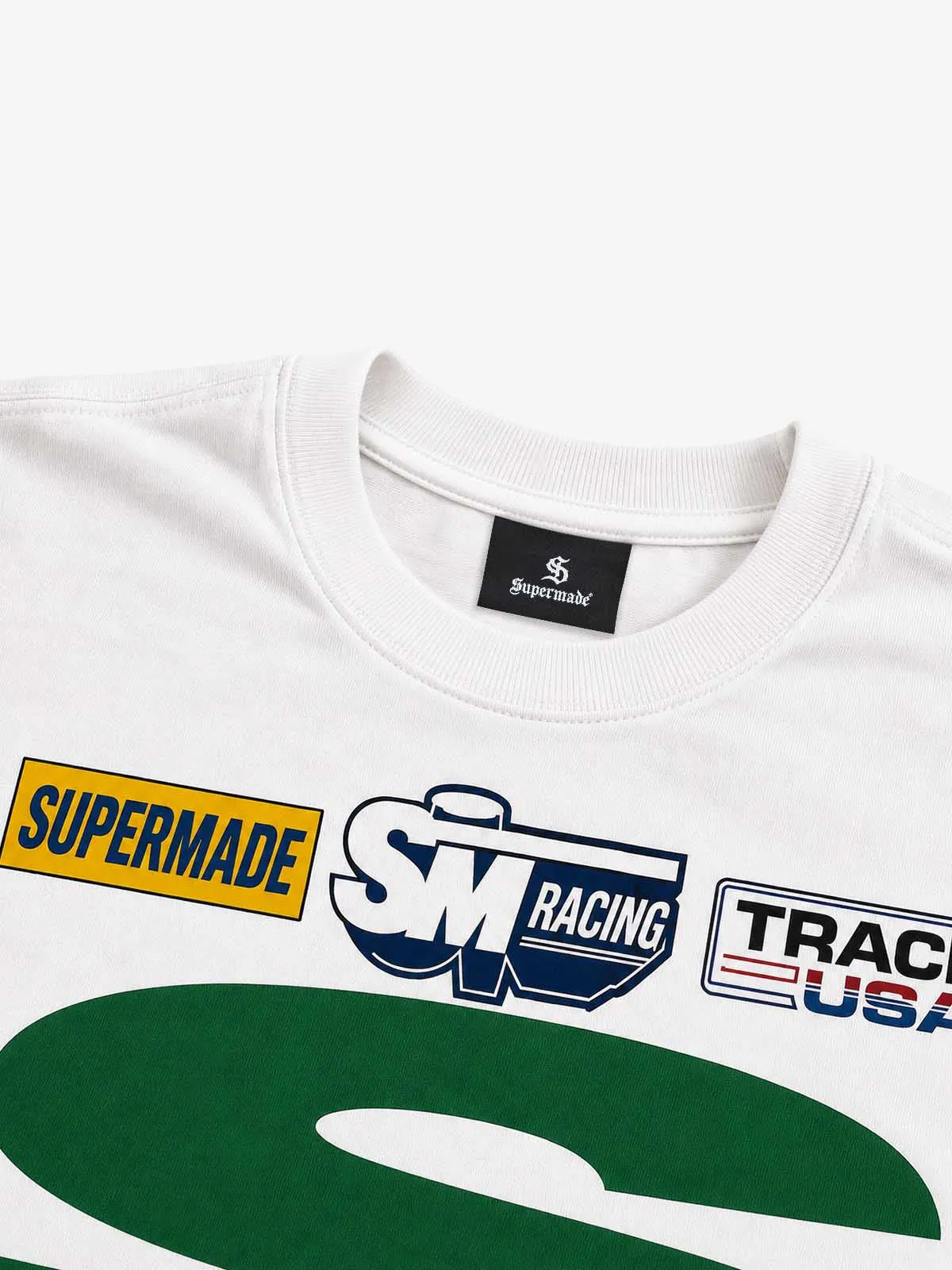 Racing Graphic Cropped Long Sleeve Tee sold by Thesupermade product image thumbnail 4