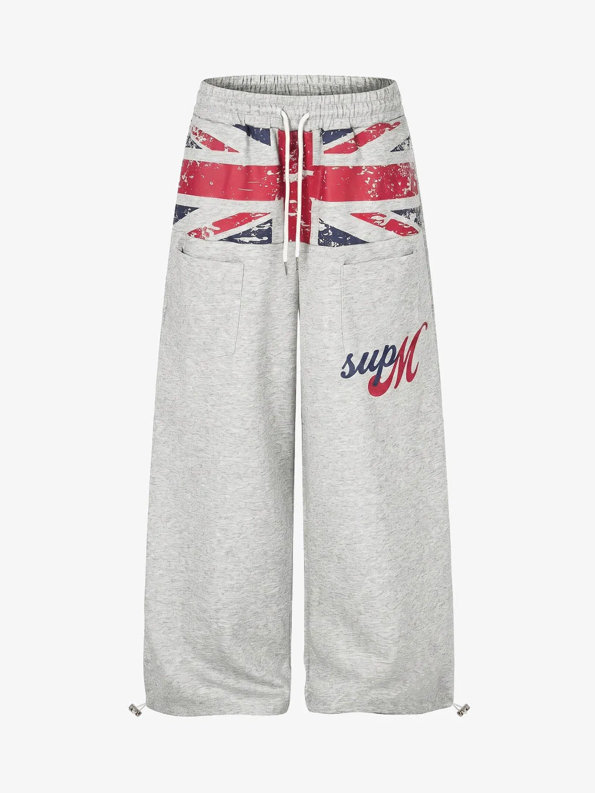 Flag Graphic Baggy Sweatpants sold by Thesupermade