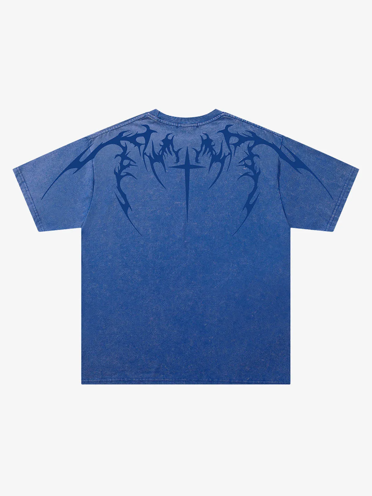 Cross Thorn Graphic Distressed Tee sold by Thesupermade product image thumbnail 4